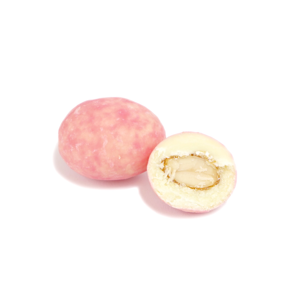 [173108] Almonds White Chocolate Covered Raspberry Flavor 50 g