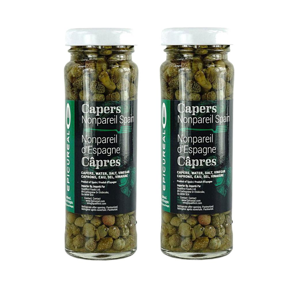 Capers Nonpareil Small 2 x 100 ml Epicureal